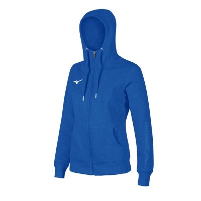 Sudaderas Con Capucha Mizuno Sweat FZ Mujer Azules - Chile M542VGNFAU
